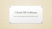 Cloud HR Software