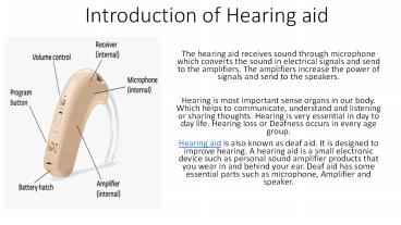 Why hearing is important