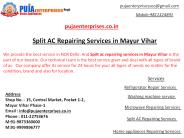 Split AC Repairing Services in Mayur Vihar