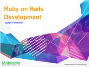 Ruby on Rails Development - Mobiloitte