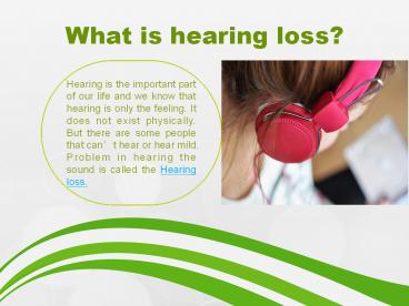 Hearing Loss and Solution (1)