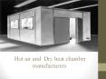 Hot air and  Dry heat chamber manufacturers PowerPoint PPT Presentation