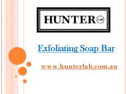 Exfoliating Soap Bar - hunterlab.com.au