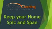 Keep your Home Spic and Span