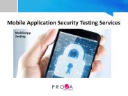 Mobile Application Security Testing services