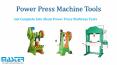 Power Press Machine Tools PowerPoint PPT Presentation