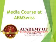 Media Course at ABMSwiss