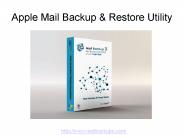 Apple Mail Backup & Restore