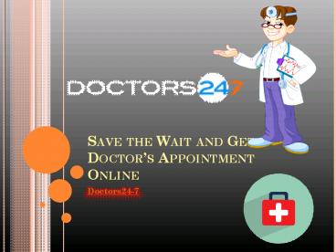 Get your doctor’s appointment