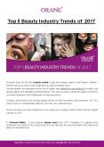 Top 5 Beauty Industry Trends of 2017 PowerPoint PPT Presentation