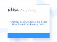 Best Shampoo for Curly Hair
