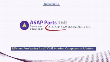 ASAP Parts 360 Civil Aviation Hardware Components Supplier