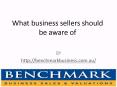 What business sellers should be aware of