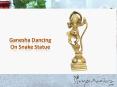 Ganesha Dancing On Snake Statue PowerPoint PPT Presentation