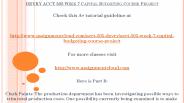 DEVRY ACCT 505 Week 7 Capital Budgeting Course Project
