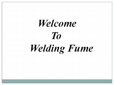 Welding Fume Extractor Manufacturers