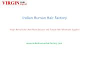 Virgin Indian Hair Supplier