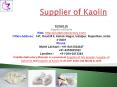 Supplier of Kaolin-Best Price PowerPoint PPT Presentation
