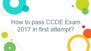 CCDE Workbook from Lab4ccie.com