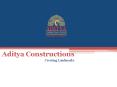 Aditya Construction Company India Capitol Heights in Hitec City,Hyderabad PowerPoint PPT Presentation