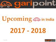 Upcoming cars in India 2017-18