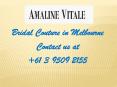 Amaline Vitale Bridal Dresses Melbourne PowerPoint PPT Presentation