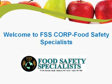 Third Party Food Safety Audit