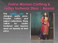 Online Women Clothing & Ladies footwear Store | Apsraa