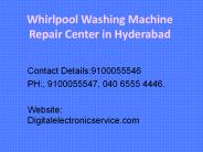 Whirlpool Washing Machine Repair Center in Hyderabad
