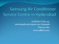 Samsung Air Conditioner Service Center in Hyderabad PowerPoint PPT Presentation