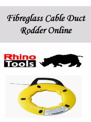 Fibreglass Cable Duct Rodder Online