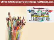 CIS 175 RANK creative knowledge /cis175rank.com