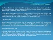 Facial beard Grooming Detailed