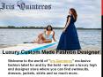 IRIS QUINTEROS | luxury custom made fashion designer PowerPoint PPT Presentation
