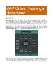 SAP Online Traning in Hyderabad (1)