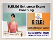 B.El.Ed Entrance Exam Coaching