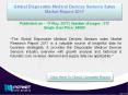 Global Disposable Medical Devices Sensors Market Analysis 2017- Latest Trends and Issues! PowerPoint PPT Presentation