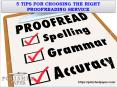 5 tips for choosing the right proofreading service PowerPoint PPT Presentation