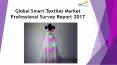 24 Market Reports: Global Smart Textiles Market Professional Survey Report 2017 PowerPoint PPT Presentation