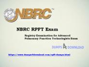 Recent 2017 NBRC braindumps PDF latest NBRC PDF Question