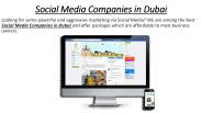 Social Media Companies in Dubai - logic-designs.ae