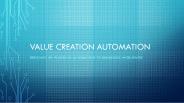 Value Creation Automation | Cordis.us
