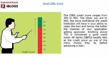 Good CIBIL score (1)