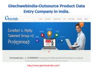 Gtechwebindia-Outsource Product Data Entry Company in India.