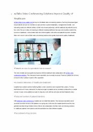How ezTalks Video Conferencing Solutions Improve Quality of Healthcare