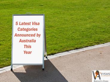 5 Latest Visa Categories Announced By Australia this year