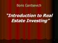 Boris Gantsevich Describes Thinking about Real estate marketing PowerPoint PPT Presentation