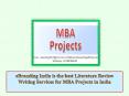 eBranding India is the best Literature Review Writing Services for MBA Projects in India PowerPoint PPT Presentation