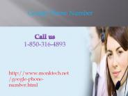 What does Google Phone Number 1-850-316-4893 actually mean?