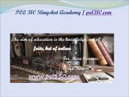 POL 310 Slingshot Academy / pol310.com